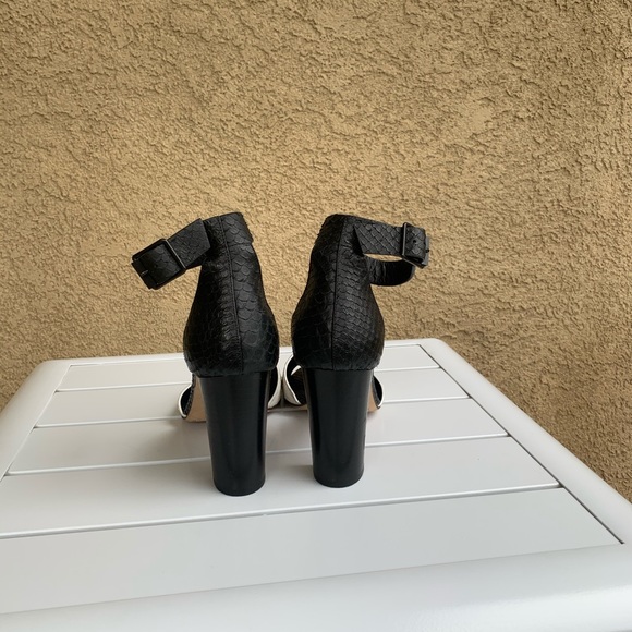 Maria Cornejo block heels leather sandals European size 41.5 - Picture 5 of 14